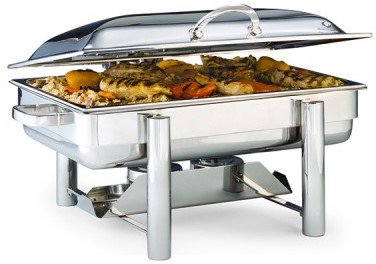 DWH Chafer Tempo 8 Qt Rectangle Hinged Stainless Steel