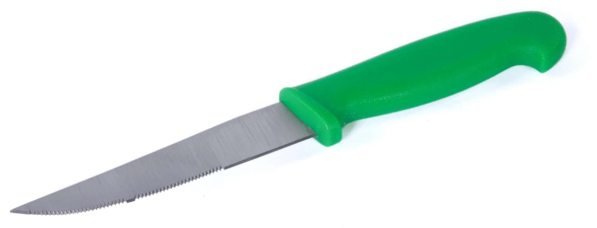 *Everyday Knives* Serrated Veg Knife, Green, 100mm