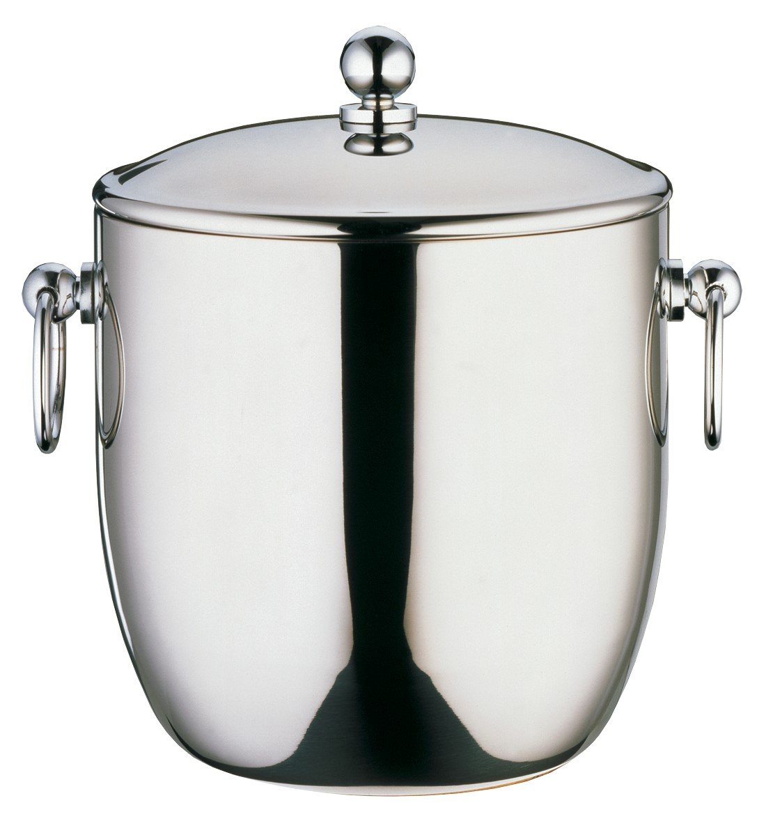 Ice Bucket Curved Double Wall Stainless Steel 1.3 Litre