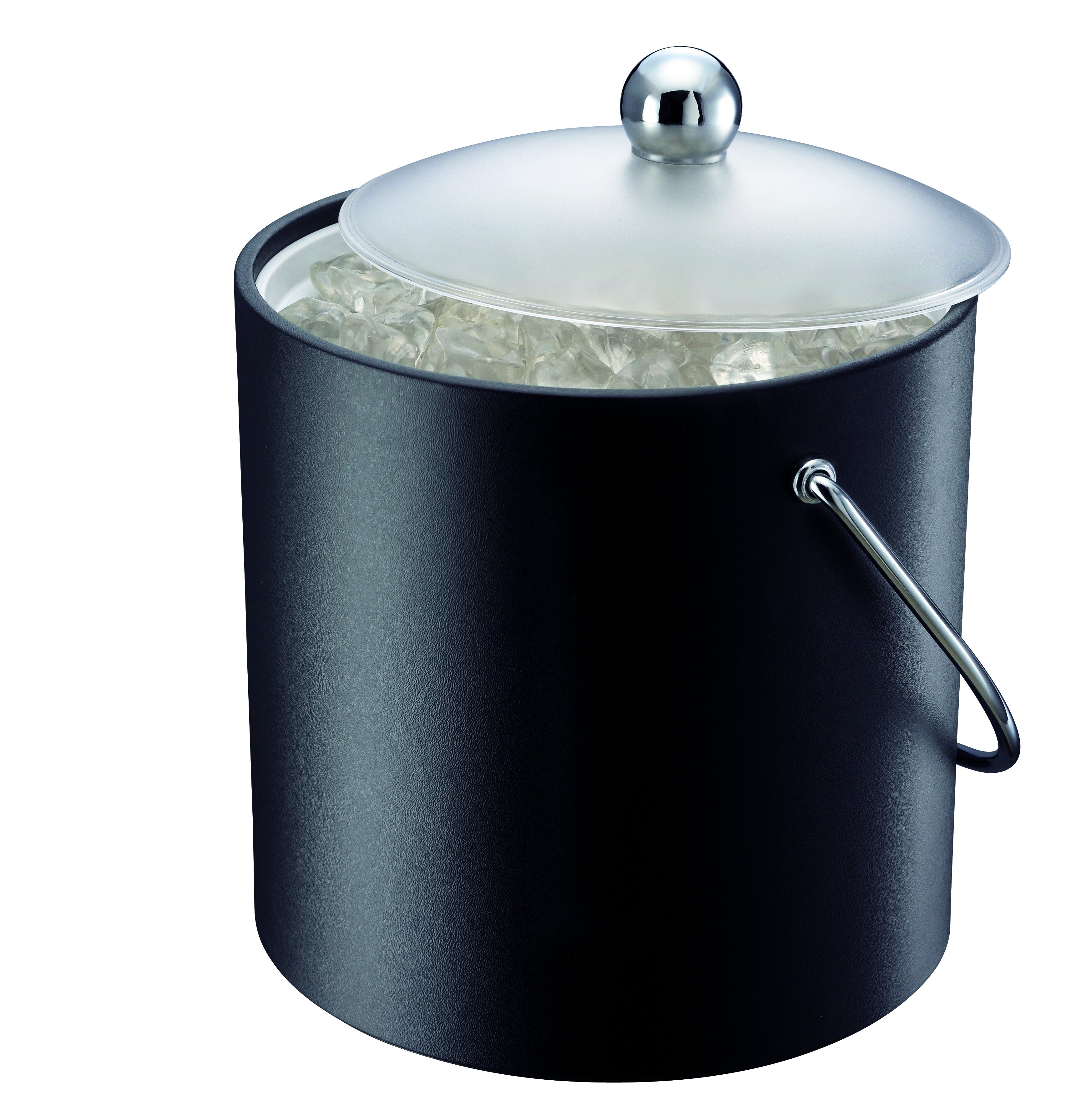 Ice Bucket & Scoop Insulated Black 3 Litre